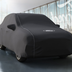 Zaščitna folija premium črna z belo črto, bel logotip Ford